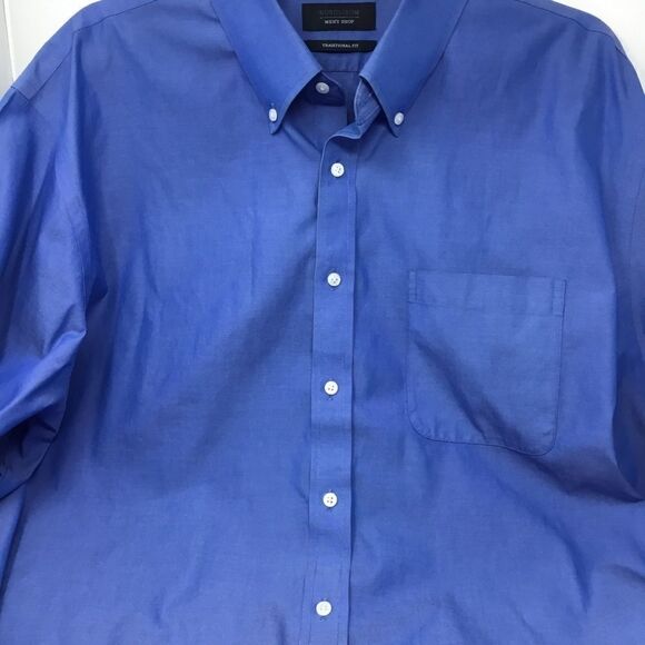 Lot of 2 Nordstrom Smartcare Dress Shirts C6 - Picture 3 of 6